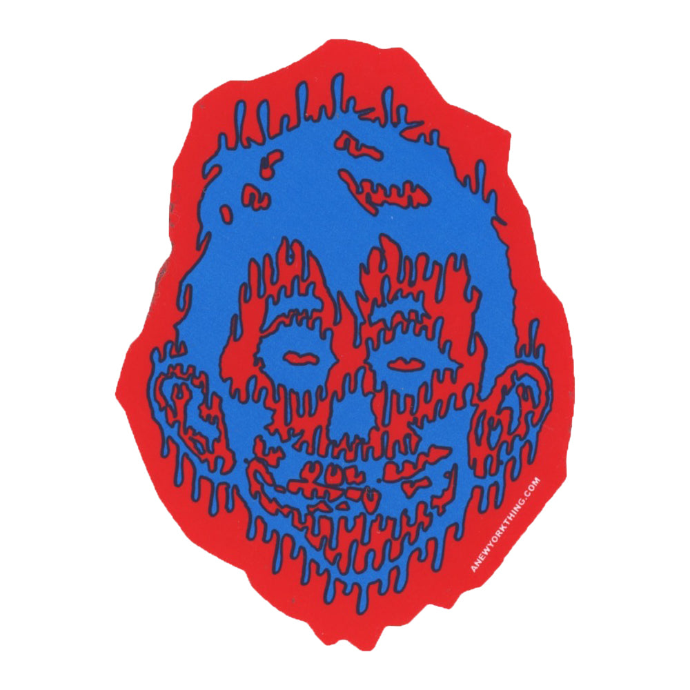 A NY Thing Alfred E. Newman Melting Face Sticker