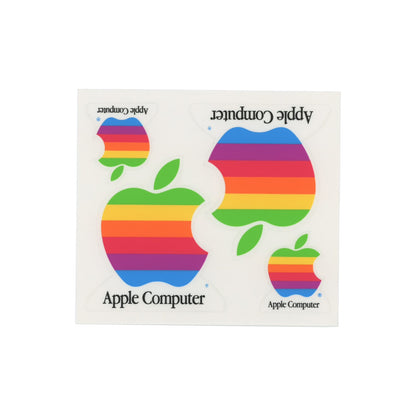 Apple Vintage Multicolor Logo Sticker Sheet