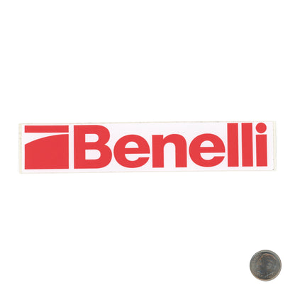 Benelli Logo Red Sticker with dime