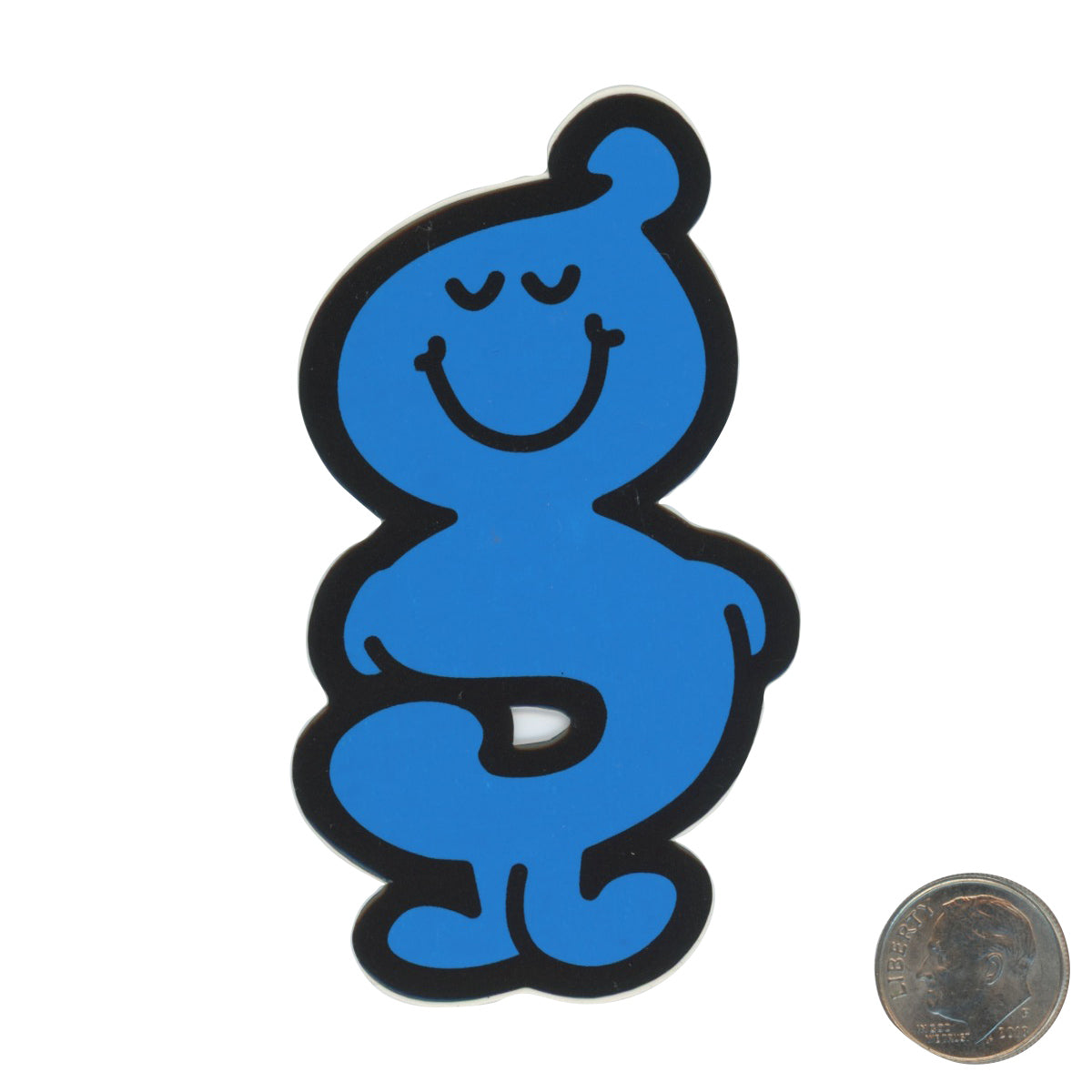 GOODENOUGH "G" Large Blue Sticker with dime