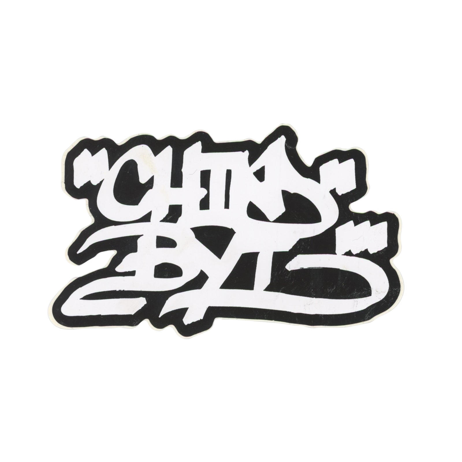 CHINO BYI Graffiti Black White Sticker