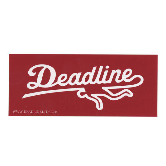 Deadline Red Sticker