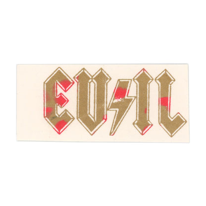 Evil Design EVIL Sticker Golden