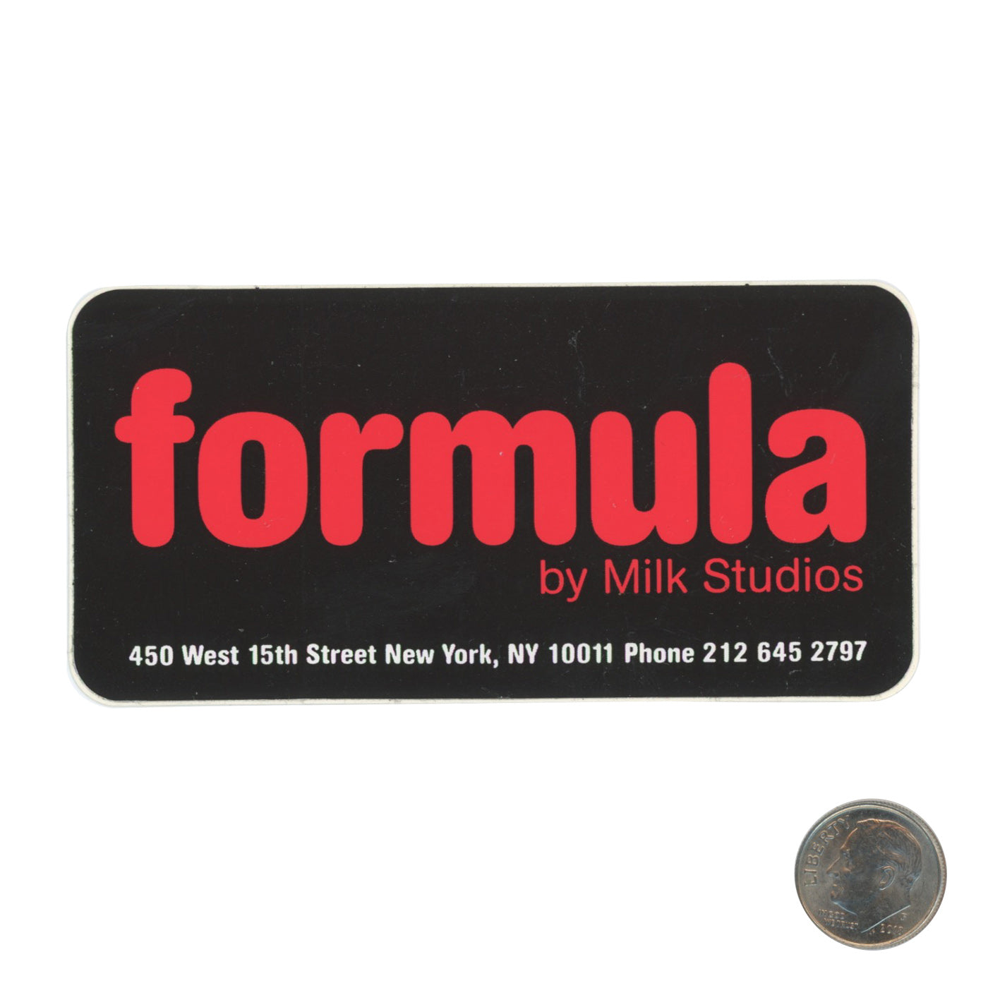 Milk Studios Formula Orange Sticker