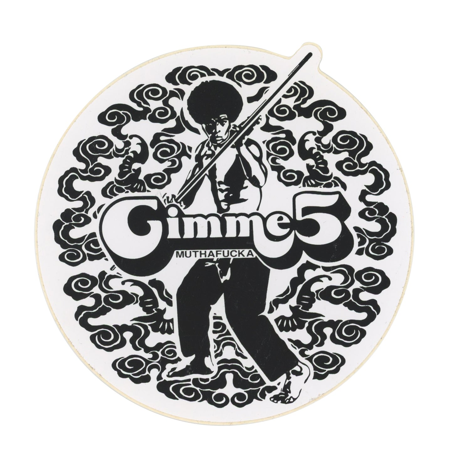 Gimme Five Afro Samurai Sticker