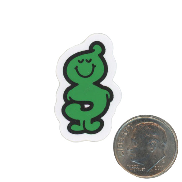 GOODENOUGH "G" Small Green Sticker with dime