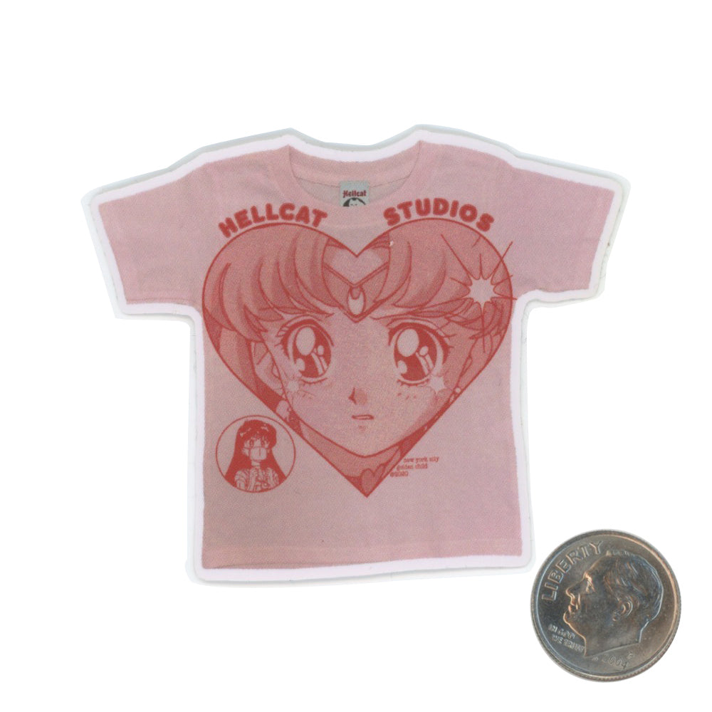 Hellcat Anime Tshirt Pink with dime