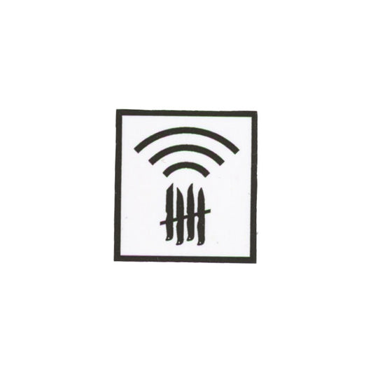 Knives Out! Wifi Small Sticker