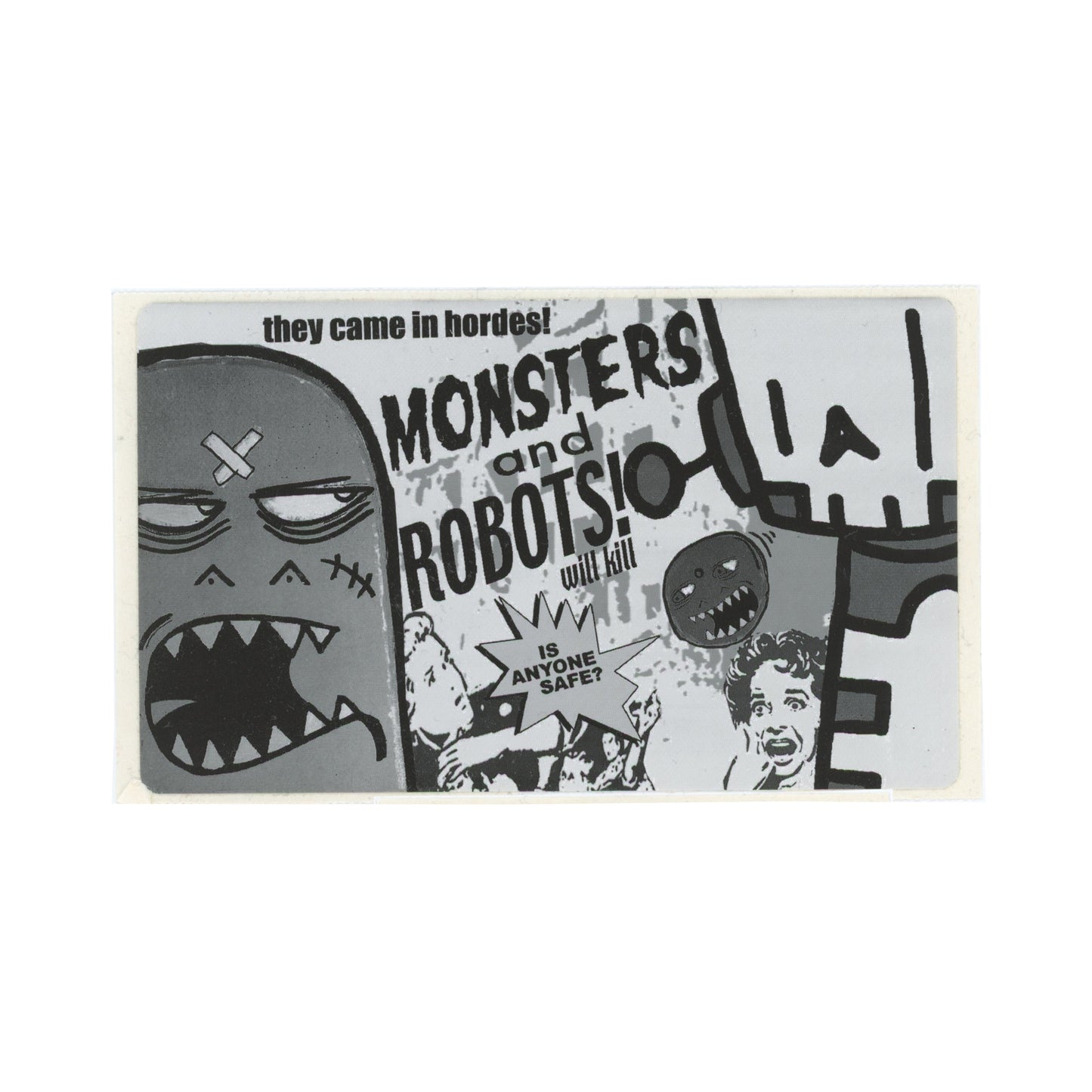 MONSTERS and ROBOTS Sticker