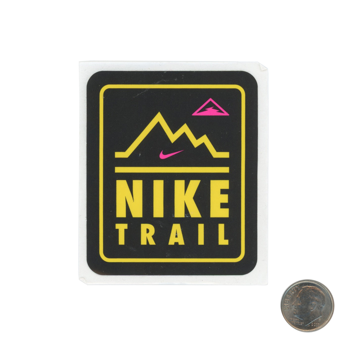 Nike Trail Yellow and Pink Sticker