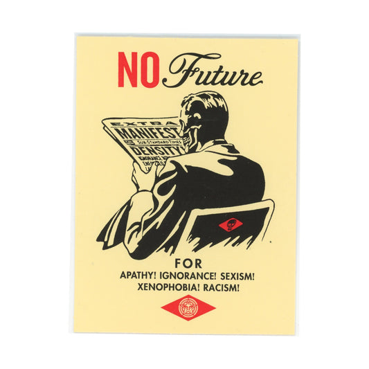 OBEY No Future Sticker