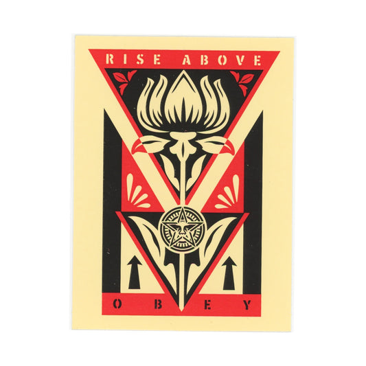 OBEY Rise Above Lotus Sticker