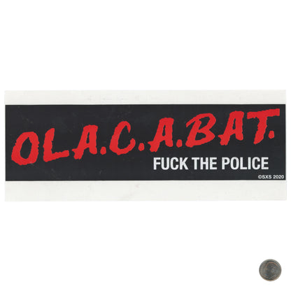 Sucky Bat OLA.C.A.BAT. Graffiti Sticker
