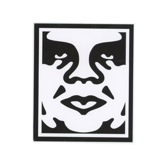 Shepard Fairey Obey Face Balck and White Sticker