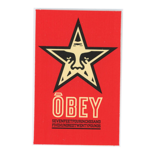 Shepard Fairey Obey Star Red Sticker