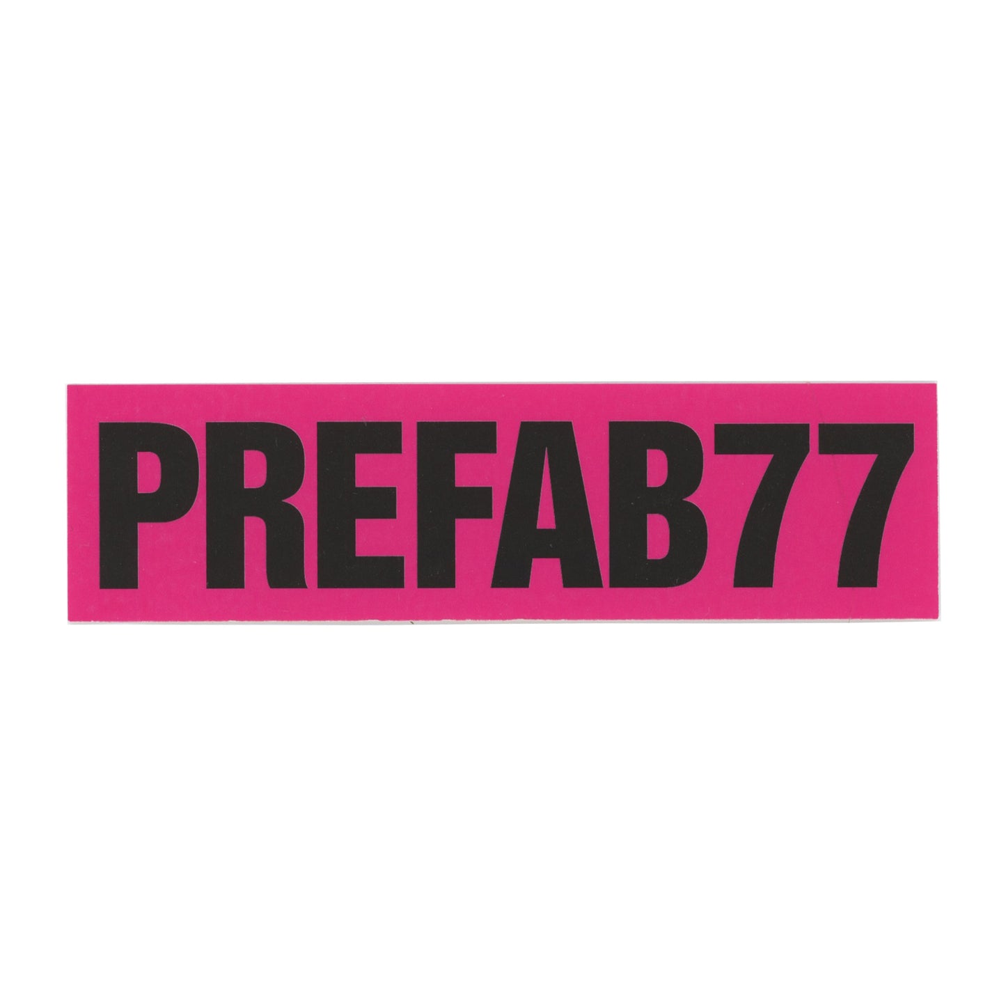 PREFAB77 Black Pink Sticker
