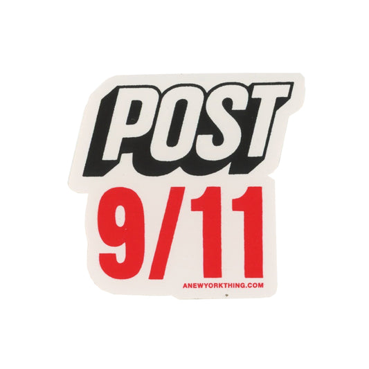 Anything Red B/W Post 9/11 Sticker