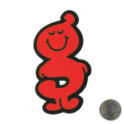GOODENOUGH "G" Large Red Sticker with dime