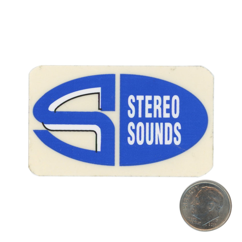 Stereo Skateboarding Stereo Sounds Blue Sticker
