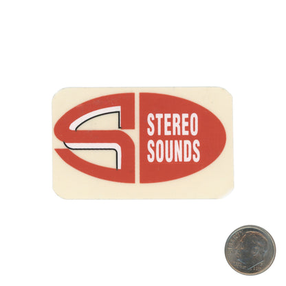 Stereo Skateboarding Stereo Sounds Orange Sticker