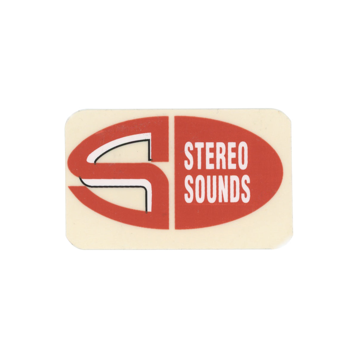 Stereo Skateboarding Stereo Sounds Orange Sticker