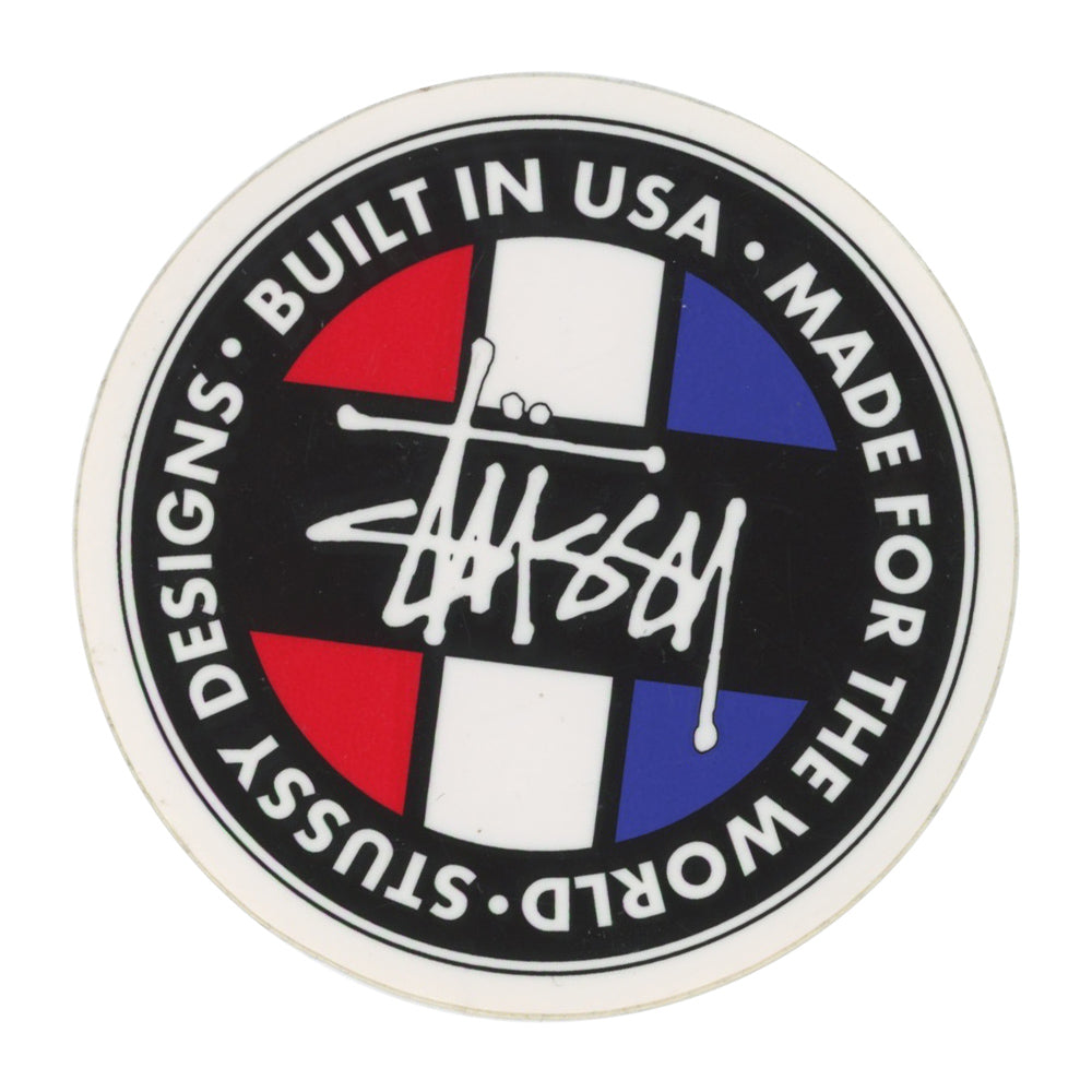 STUSSY BUILT IN USA Round Sticker