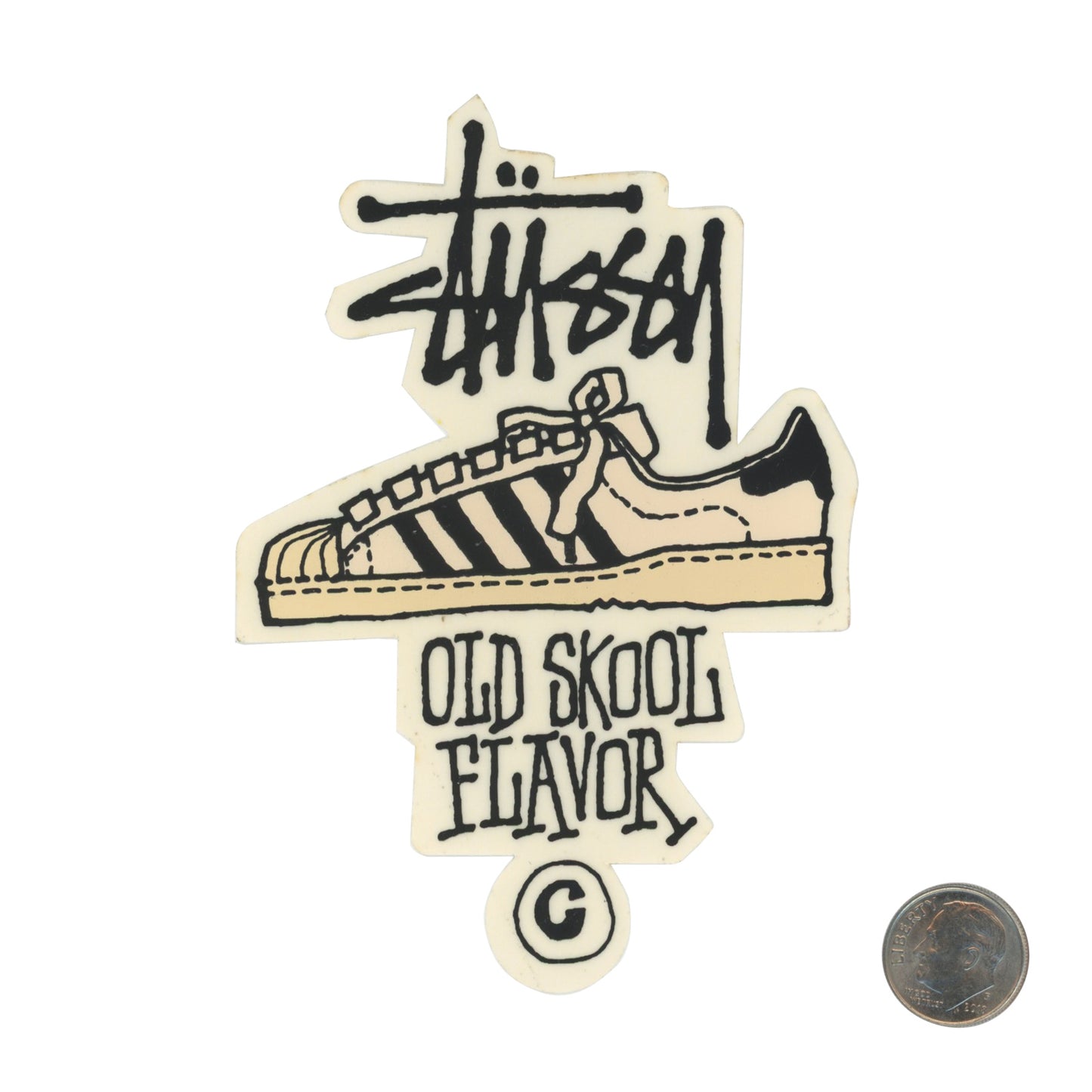 Stussy Old Skool Flavor and Sneaker Graphic Sticker