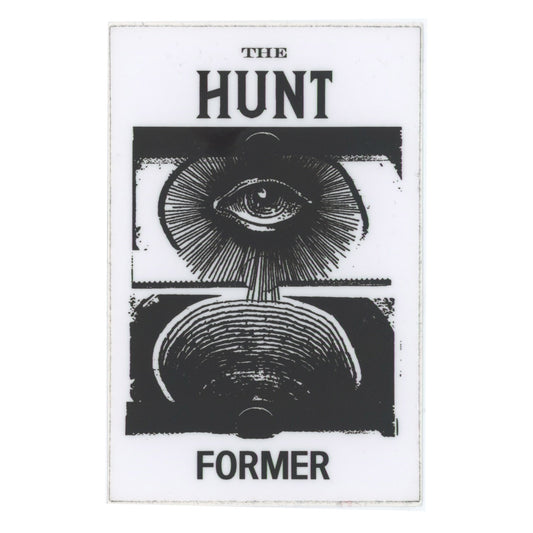 The Hunt Former Black & White Sticker