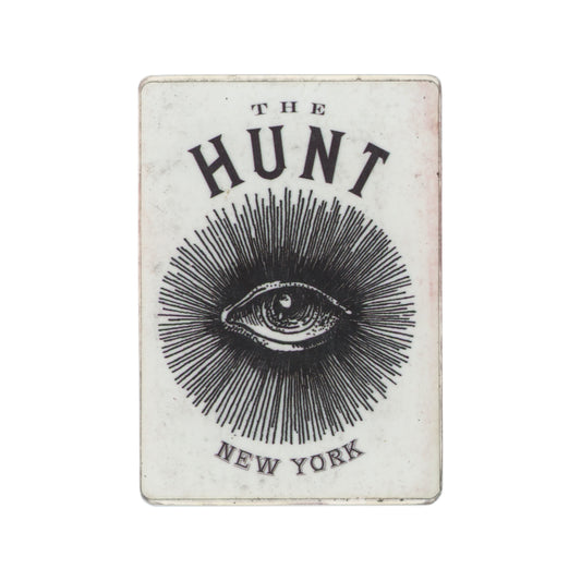 The Hunt New York Eye White Sticker