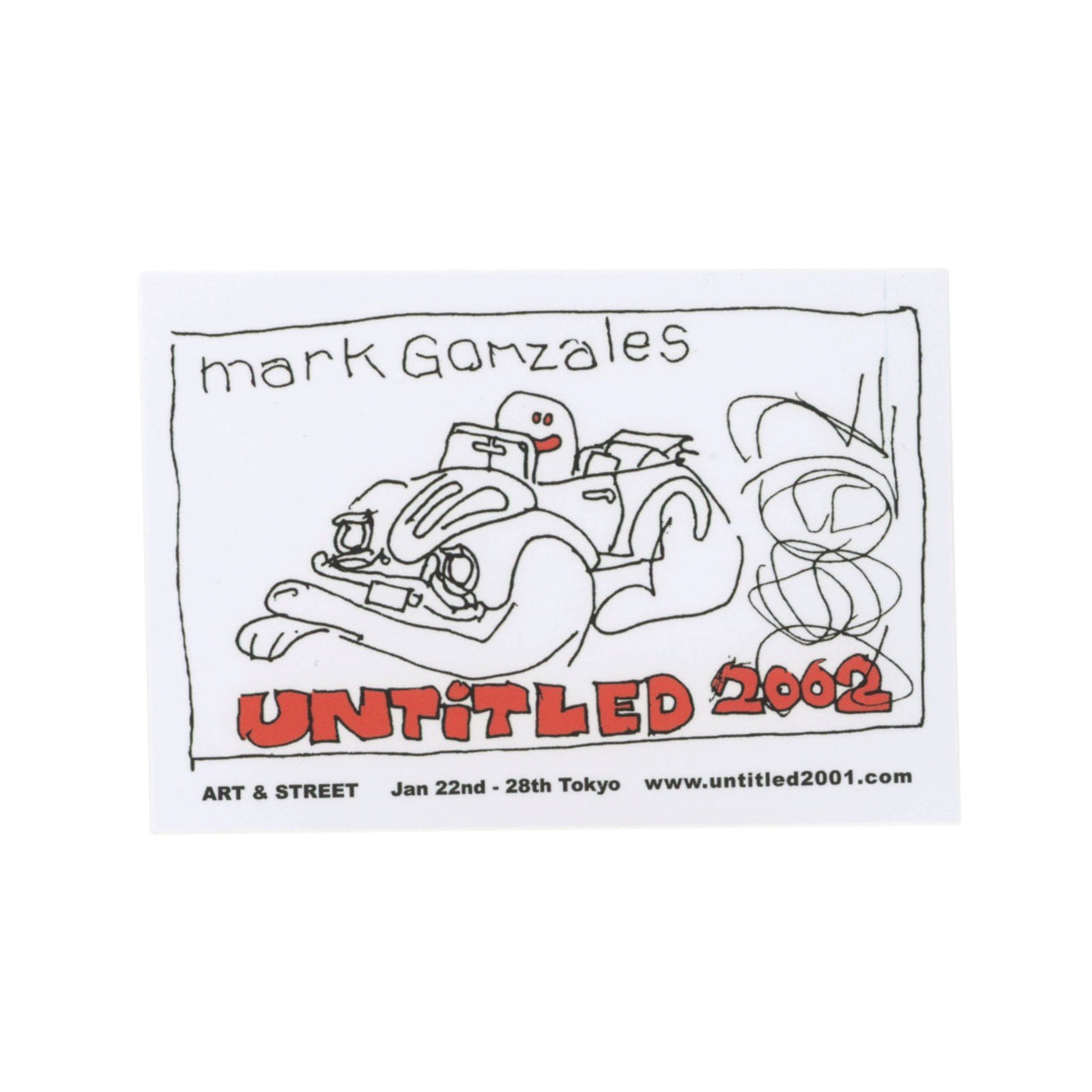 Mark Gonzales Untitled 2002 Sticker