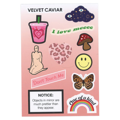 Velvet Cavier I love meeee Pink Sticker