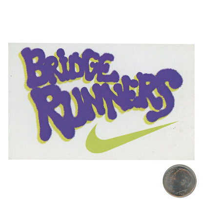 NYC Bridge Runners Nike Collab Sticker with dime