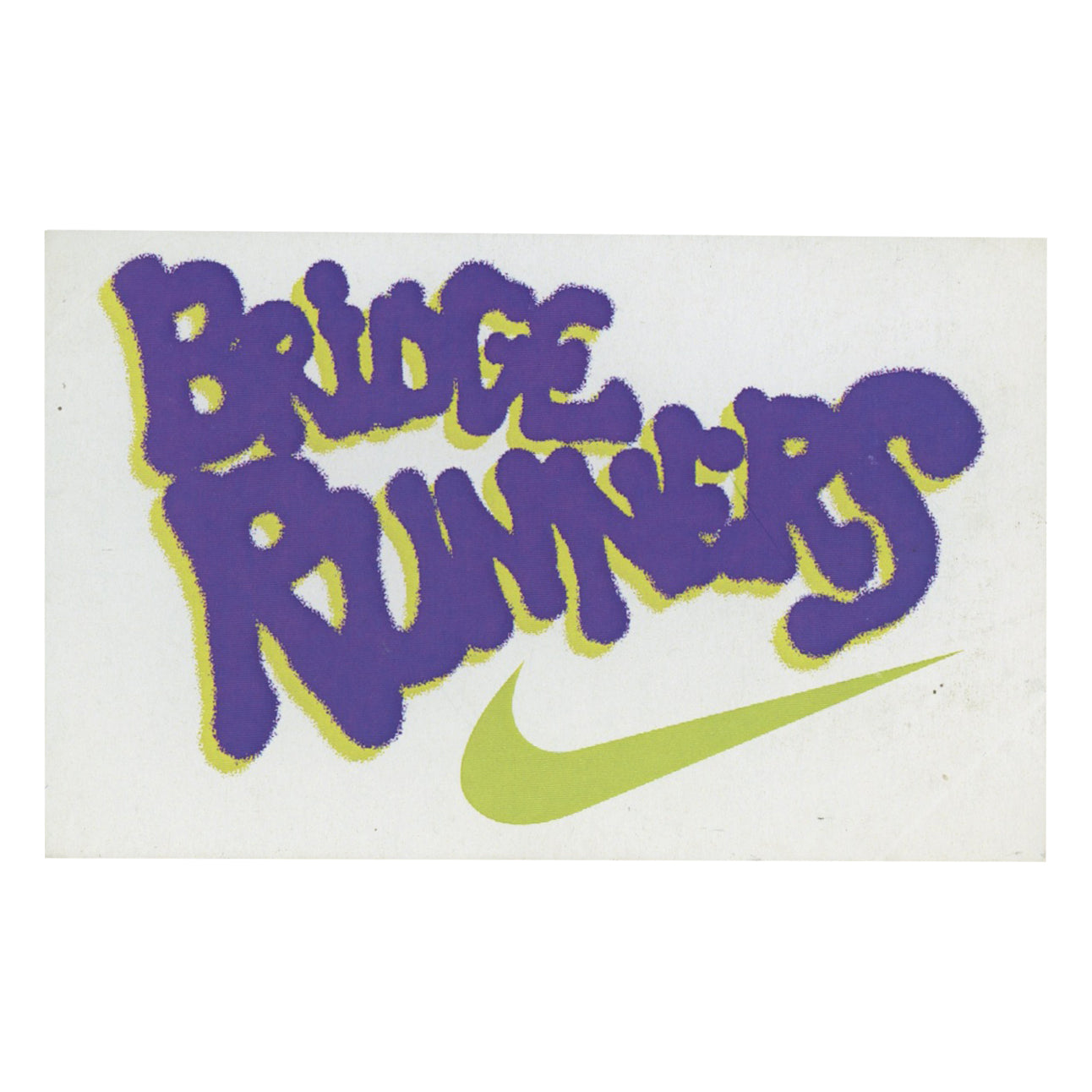 NYC Bridge Runners Nike Collab Sticker