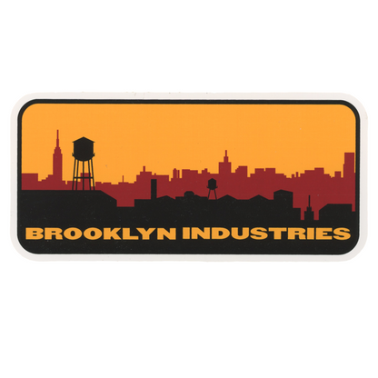 Brooklyn Industries Urban City Orange black Sticker