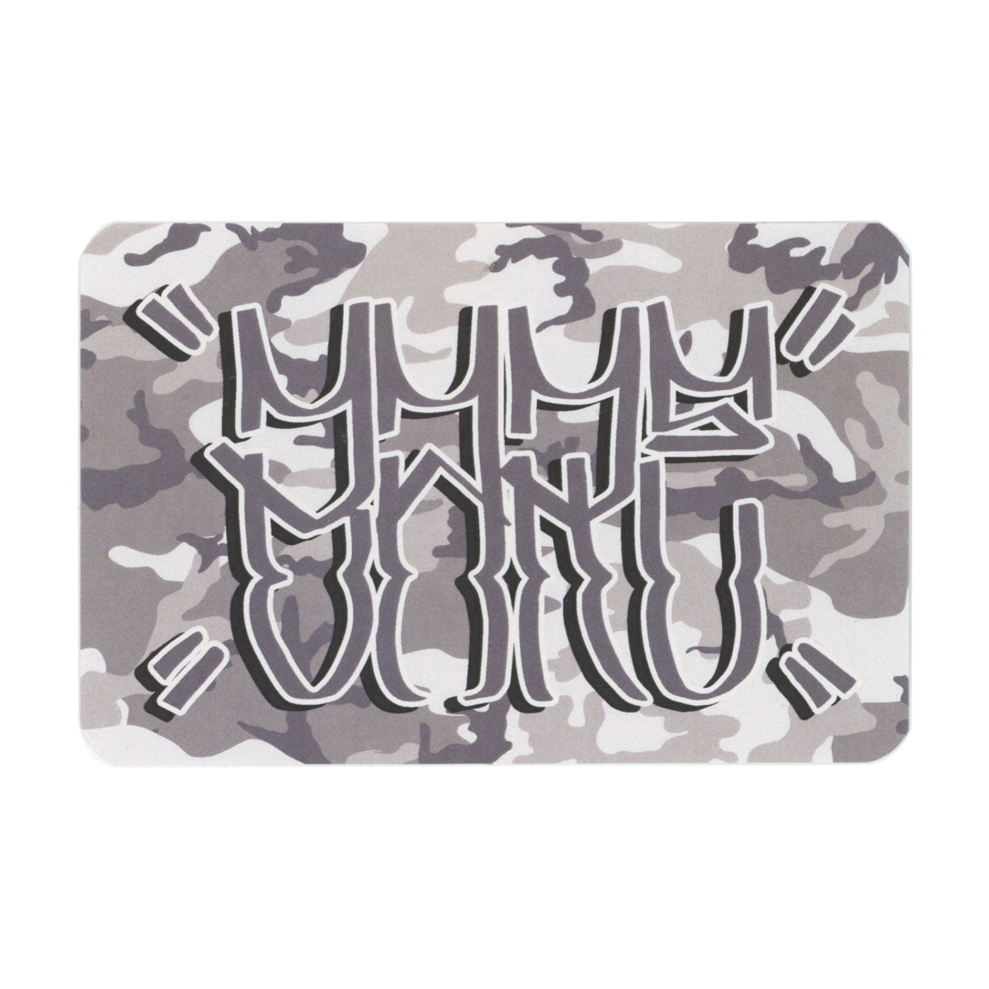 Bareone Camouflage Gray Sticker