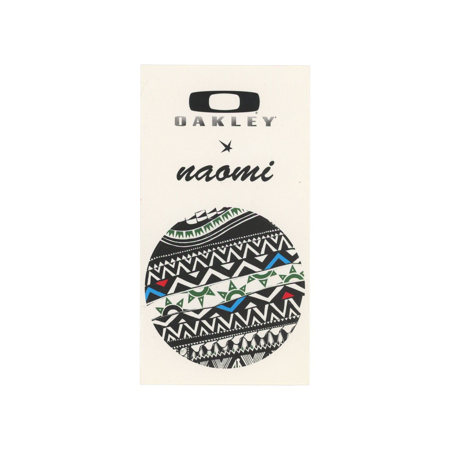 Oakley x Naomi/South Collab Sticker