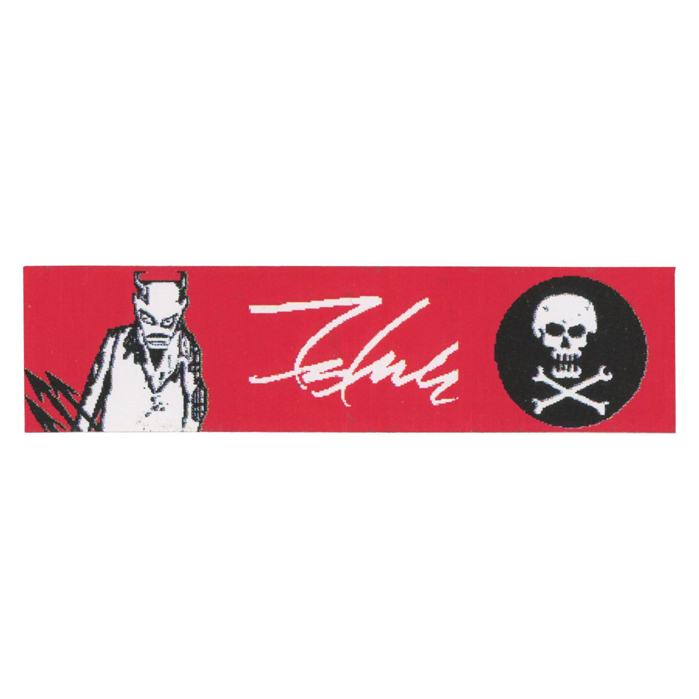 Futura 2000 Devil and Skull Sticker with Signature