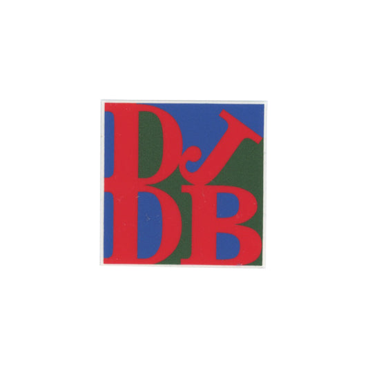 DJ DB Red Blue Green Sticker