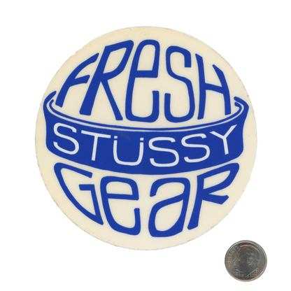 Stussy Fresh Gear Blue Sticker