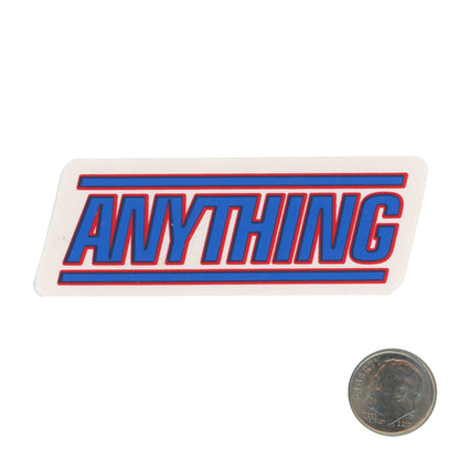 A NY Thing New York Giants Logo Style Sticker with dime