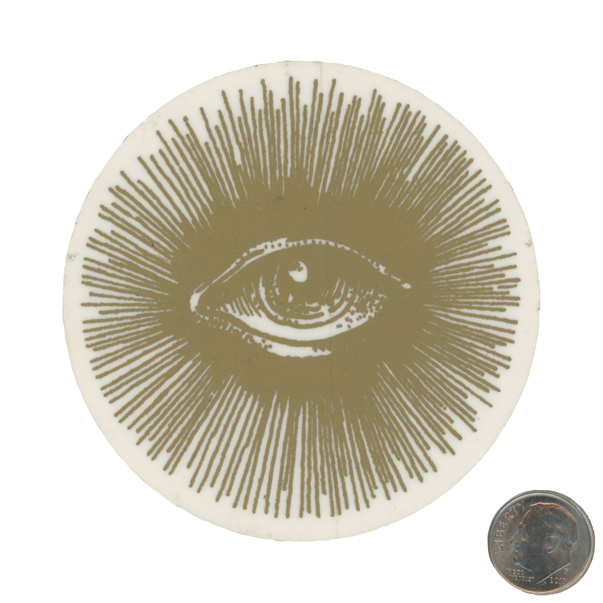 The Hunt NYC Circular Golden Eye Sticker
