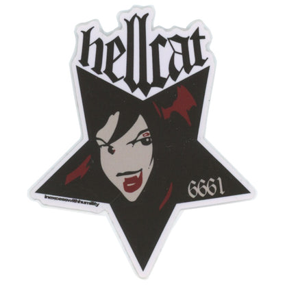 Hellcat Black Star Sticker