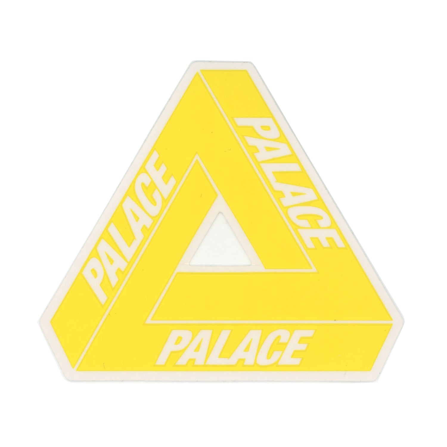 Palace Skateboard Emergency Logo Yellow Sticker
