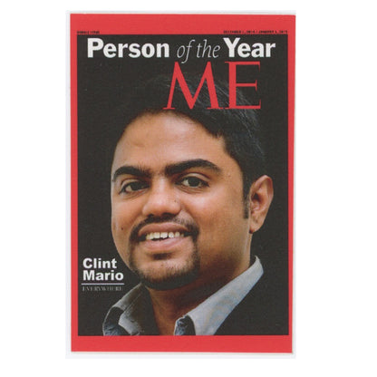 Clint Mario and ME Person of the Year Sticker