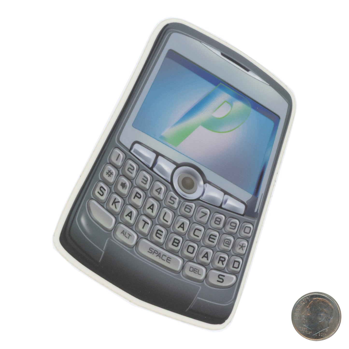 Palace Skateboards QWERTY Phone Sticker with dime