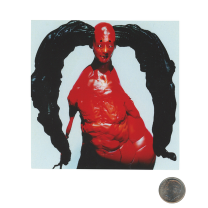 Jesse Kanda x Arca Red Monster Sticker with dime