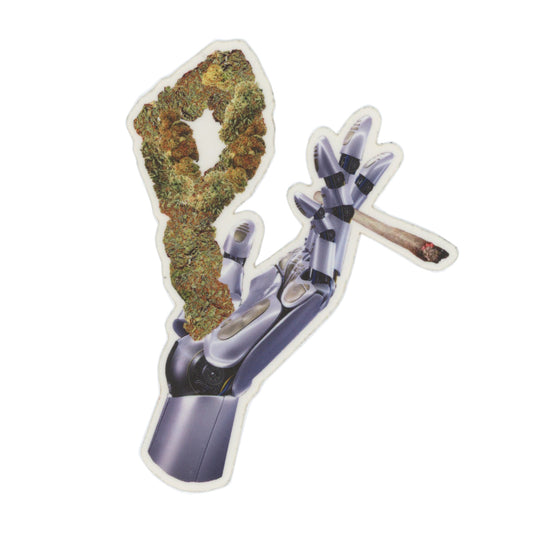 Bareone Cannabis in Prosthetic Hand Sticker