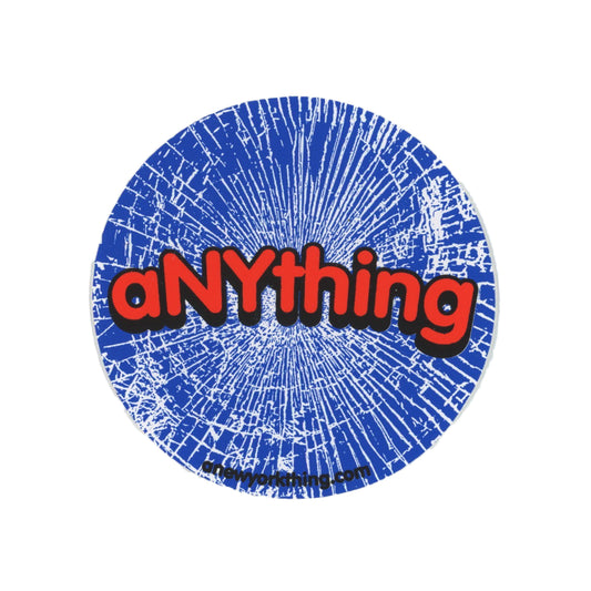 Anything Shattered Glass Logo Sticker