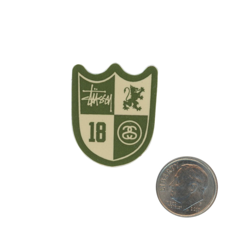 Stussy Green Crest Sticker