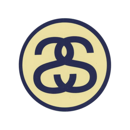 Stussy Double S Logo Beige Sticker